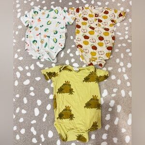 kate quinn Kids One Pieces Bodysuits - White, Cream, Yellow